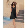 ETCYY Summer Dresses for Women 2025 Vacation Sleeveless Ruffle Beach