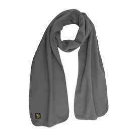 Gray Plush Fur Trim Fleece 3 Piece Hat Scarf & Glove Set