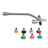 Jiawu Foam Cannon Dual Connector Accessory, Pressure Washer Double Tip