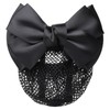 Chignon Net Barrette with Net Bun Net, Hair Net, Ribbon,