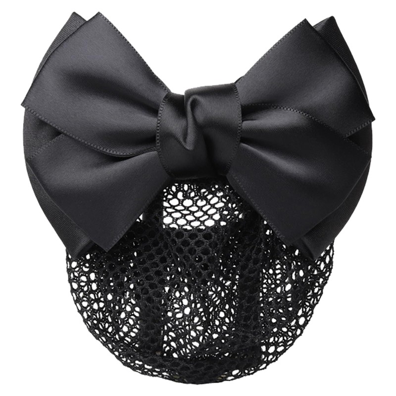 Chignon Net Barrette with Net Bun Net, Hair Net, Ribbon,
