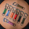 KeyUnity Carabiner Paracord KC00 Keychain Multi-functional [Ruler, Bottle Opener, Screwdriver,