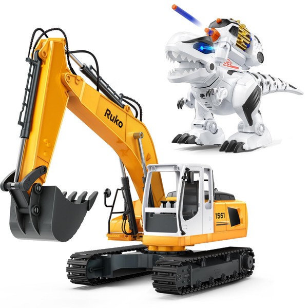 Ruko 1561 RC Excavator 3 in 1 Construction Toys for