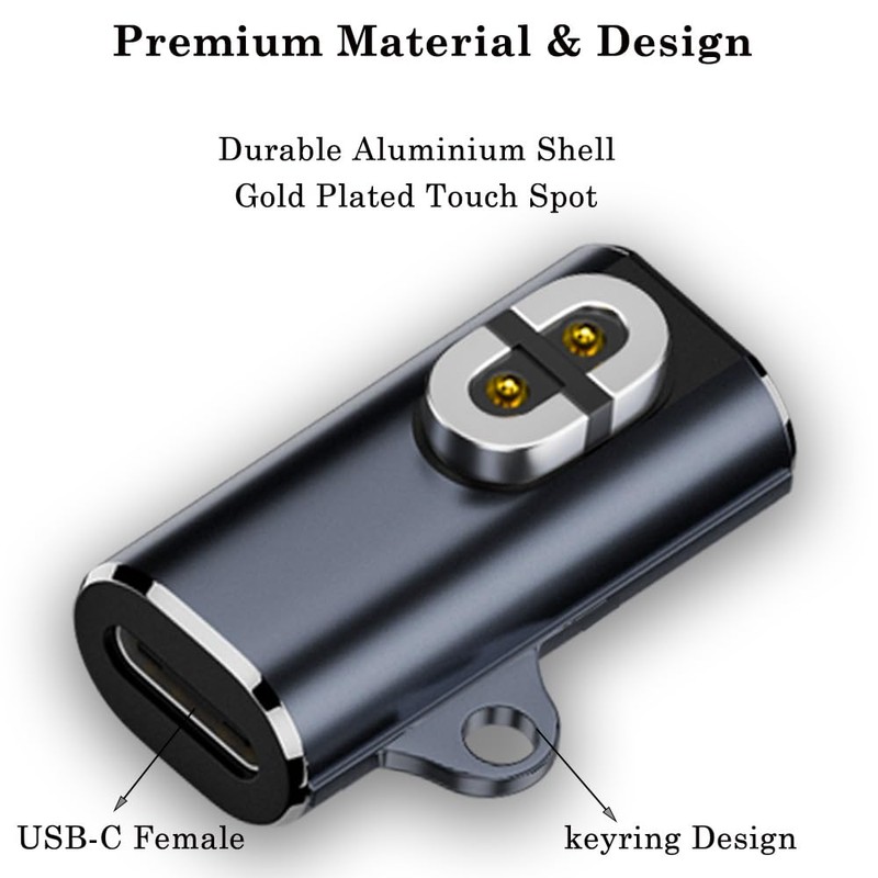 AuviPal USB C Magnetic Charger Adapter for AfterShokz Aeropex, Shokz