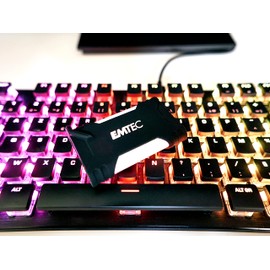 Emtec X210G Portable SSD 1TB, External Gaming Hard Drive, USB-C 3.2 Gen2 - Read Speed up to 1100MB/s and Write Speed up to 900MB/s, Compatible with Latest Game Consoles