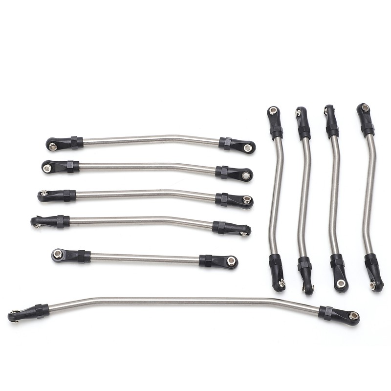 10pcs Stainless Steel Link Rod Fit for Axial Wraith 90018