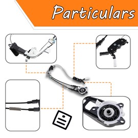 LEVANLIGHT Door Motor Bracket Cable Assembly Sub-Assy Compatible for Toyota Sienna 2011-2020 Replace# 85016-08010 85016-08011 Driver Side