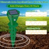Mole Repellent Solar Powered Ultrasonic,Deer Repellent Devices,Gopher Trap Groundhog Repeller,Sonic