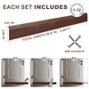 5 Pack Door Brush Sweep | 2.80" x 39.3" CEPIA