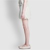 JAJU [JAJU/자주] 여 체크 셔링 블루머 라운지 팬츠_다크 블랙 [JAJU]