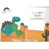 Fathers Day Card For Daddy 15 x 23 Cm You're