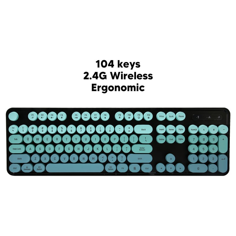 Wireless Keyboard and Mouse Combo 2.4G Wireless Mode Easy Operate