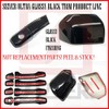 S SIZVER Ultra Finish Glossy-Black Series 8pcs Door Handle Covers