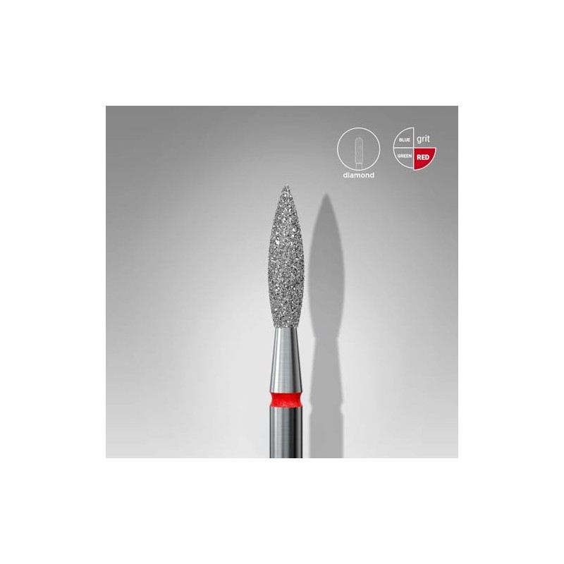 Staleks Pro - Diamond Bit - Flame (Red Ring) I