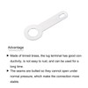 QUARKZMAN PCB Solder Eyelet Plate Ring Clamp 3.2 mm 16