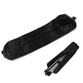 lygchii Grill Storage Bag, BBQ Tool Bag, Outdoor Grilling Bags, Oxford Cloth Grill Utensil Storage, Foldable Grill Bag for Camping and Hiking BBQ, Grill Accessory, BLACK