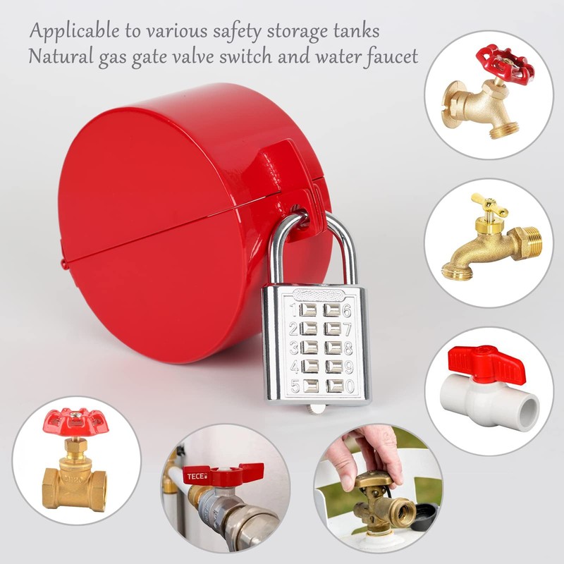 Outdoor Faucet Lock, Faucet Lock Suitable for Water Valves, Gate