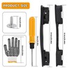 Luggage Handle Replacement, 220mm Length Strap Grip Plastic Suitcase Pull