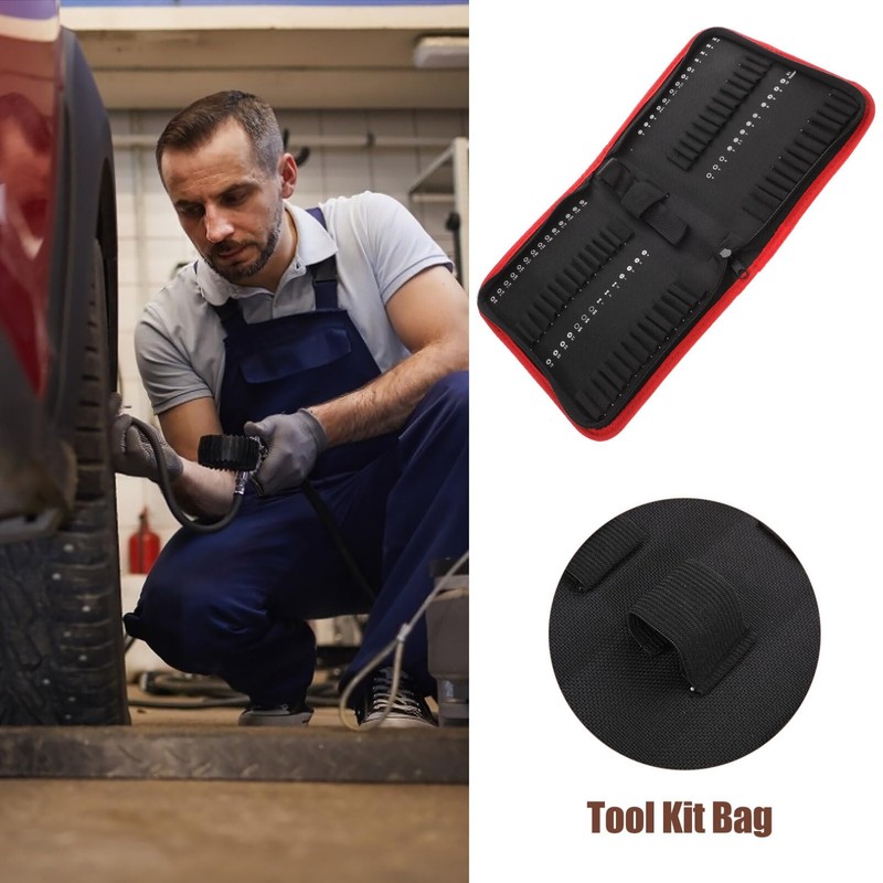 Angoily Oxford Cloth Tool Pouch with Handle 9.00X6.88X1.77In Small Drill