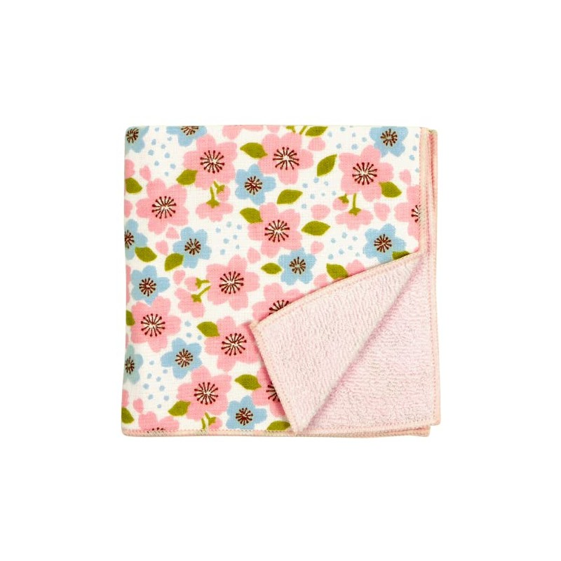Hamamonyo Washed Towel Handkerchief, Loving Cherry Blossoms
