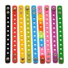 9 Colors 7 Inch Wristbands Silicone Bracelets for Party Gifts