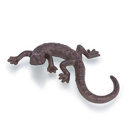 Antikas Salamander Decoration, Gecko Decoration, Letter Weight Made of Cast Iron