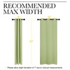 NICETOWN Nursery Essential Thermal Insulated Solid Grommet Top Blackout Curtains/Drapes