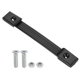 PATIKIL 8" Speaker Cabinet Strap Handle Pull Metal Cap Buckle Grip Strap for Hardware Speaker Flight Case Black