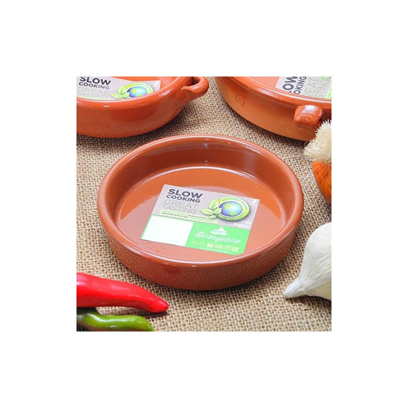 Graupera cazuela Ajillo Pot, Made in Spain, Heat Resistant, Ceramic