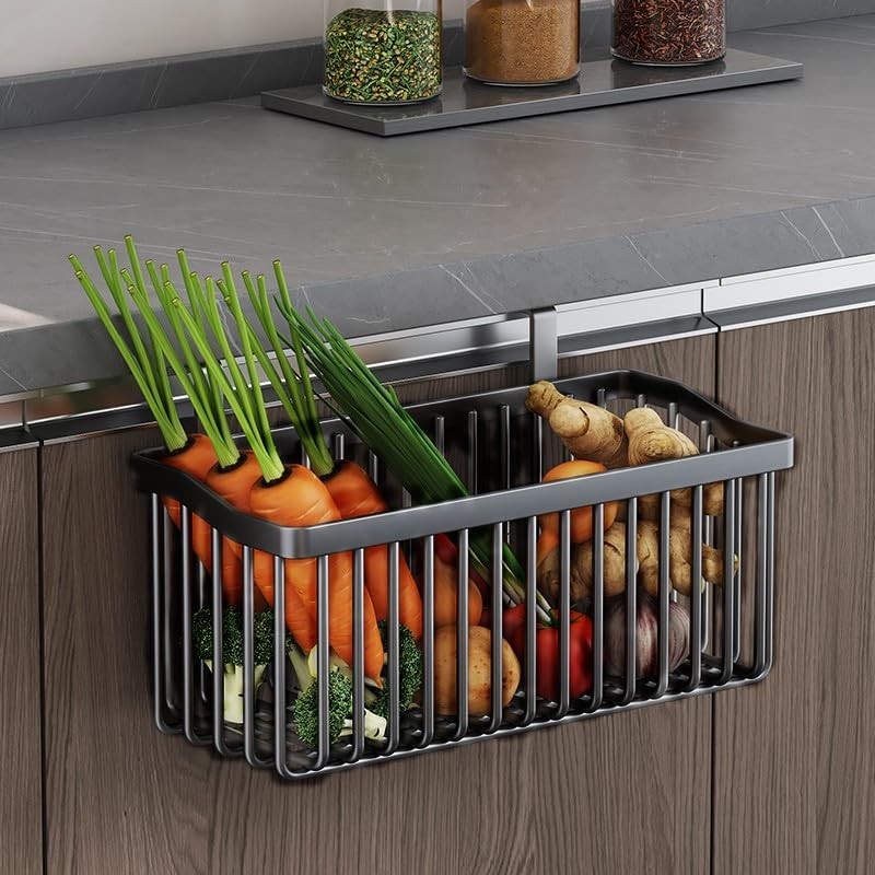 LecuSyn 2 Pcs Fruit Basket Wire Baskets, Fruit and Veggie