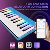 Smart rainbow piano, smart digital piano, smart luminous keyboard piano,