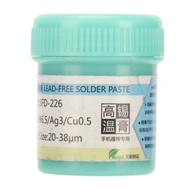 SFD 226 High Temperature Solder Paste Sn96.5 Ag3 Cu0.5 217℃ Melting Point Solder Paste