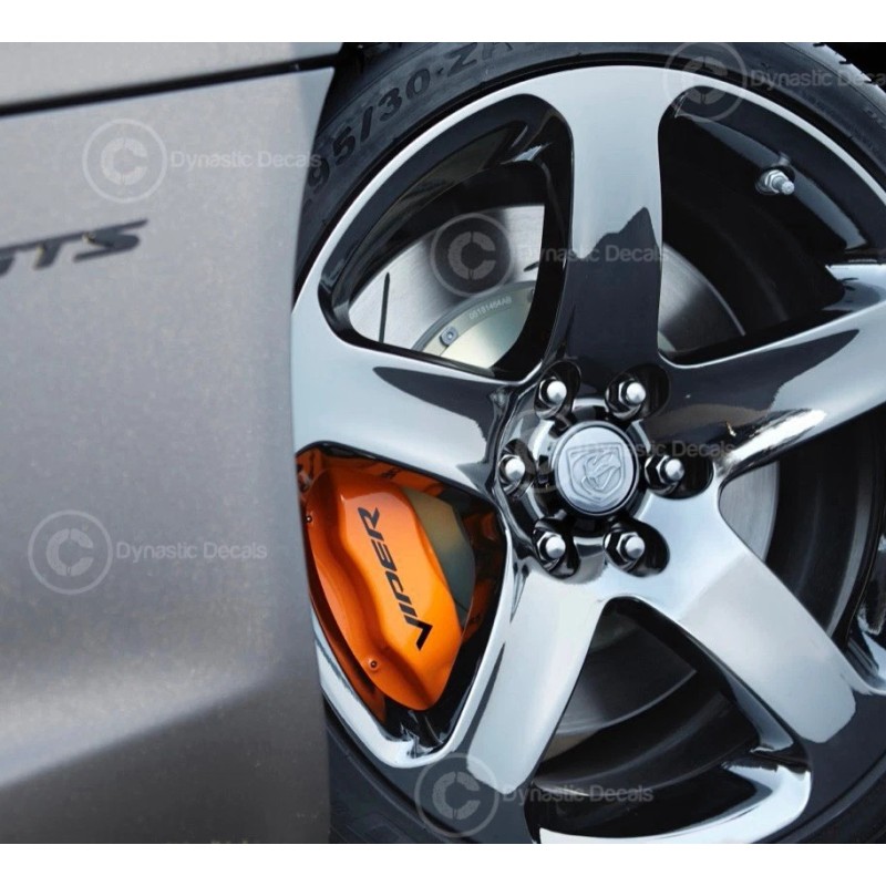 Dynastic Decals Dodge Viper Brake Caliper Decal Set Vinyl Sticker