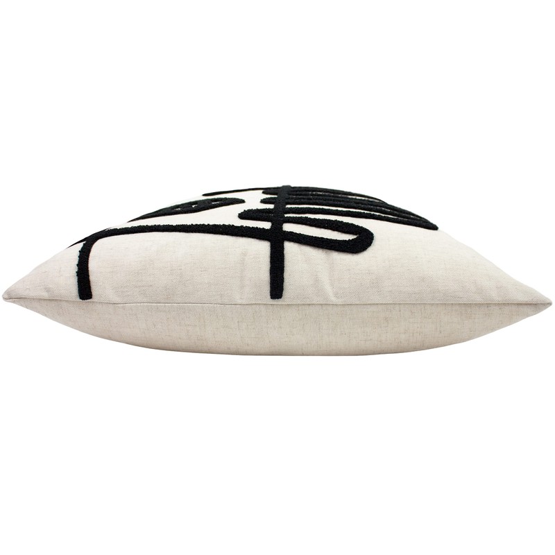 furn. Mono Face Cushion Cover, Linen, 50 x 50cm