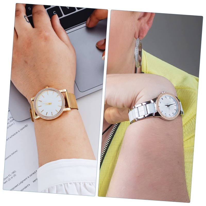 GRIRIW Rhinestone Decorative Watch Case Ring Cover Bumper for Watch