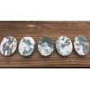 NATURAL TREE AGATE GEMSTONE WORRY STONE (ONE)