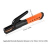 800A Welding Electrode Holder, Copper Clamp with Insulated Handle, Groove