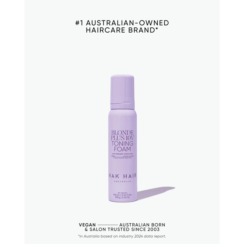 NAK Blonde Plus 10V Toning Foam 100g