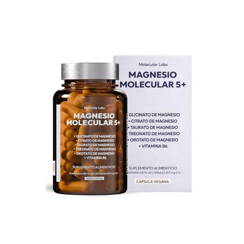 Molecular Labs - Magnesio Molecular 5+ | Suplemento de Magnesio