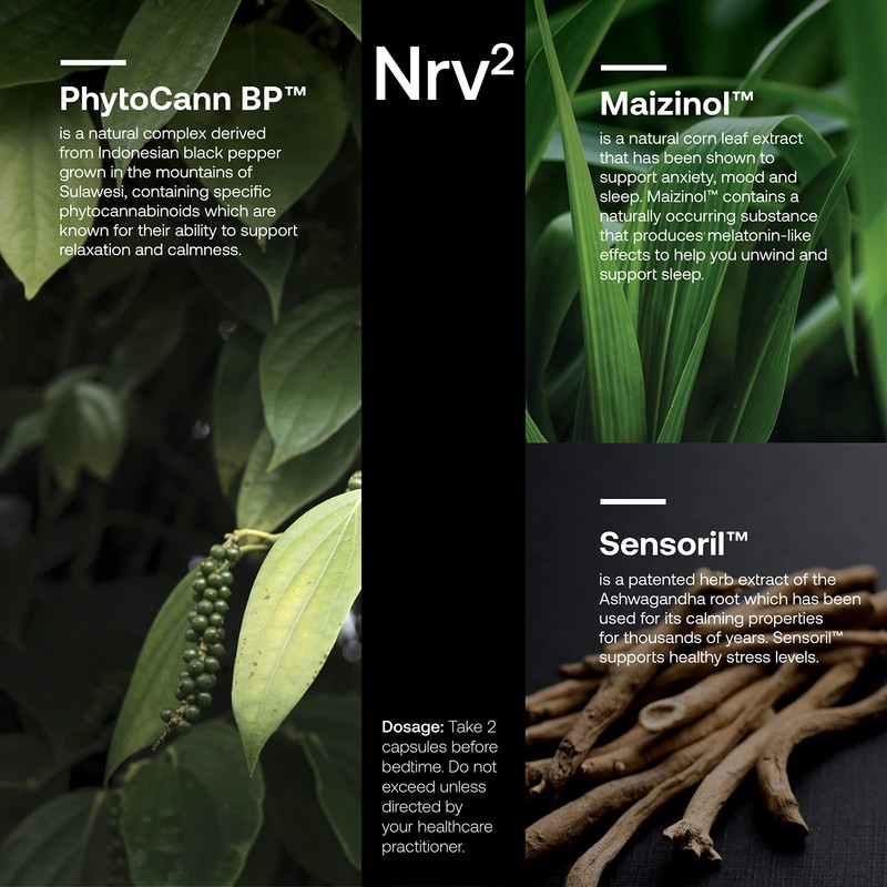 SRW Laboratories Nrv² Calm | Stress & Sleep Supplement |