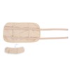 2pcs Castor Oil Stomach Pack Reusable Zipper Pocket Less Mess