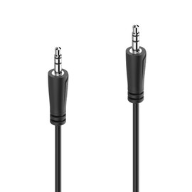 Hama 205262 Audio Cable 3.5mm Jack Male to 3.5mm Jack Male Stereo 1.5m, black