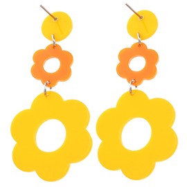 SAFIGLE Flower Drop Earrings Statement Earrings for Women 1 Pair Fashion Jewelry Shop