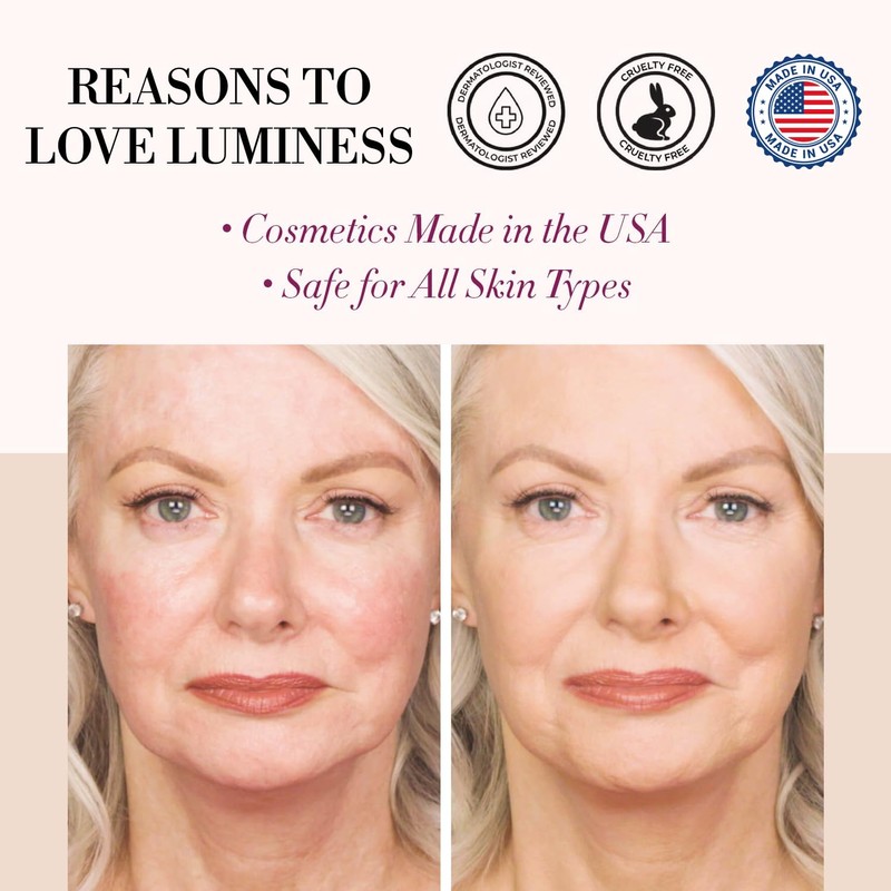 LUMINESS Rose 4-in-1 Airbrush Foundation - Shade 030, 0.50 oz