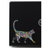 (2 Pack) Cheerful Psychedelic Cat - 3 Inch Full Color