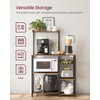 VASAGLE Baker's Rack, Microwave Stand, Kitchen Storage Rack with Wire