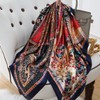 ZDMHSH Bufanda de moda 100% seda con sensación de seda,
