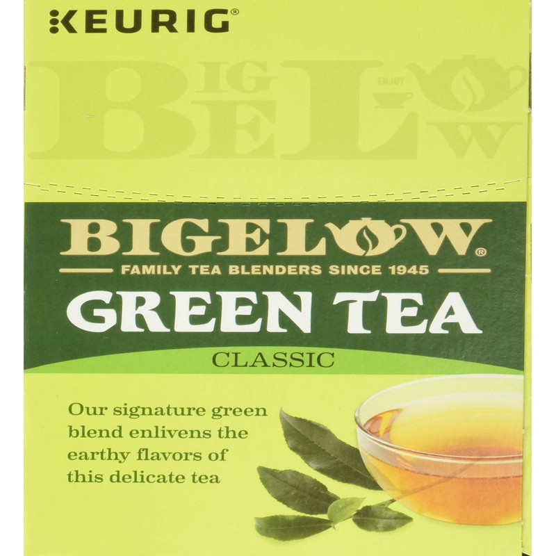 Bigelow Green Tea Keurig Single-Serve K-Cup Pods, (Pack of 24)