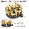 Sunrise Kitchen Supply Commercial Use 18 Duck Tips Jet Burner,