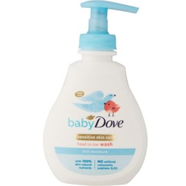 Baby Dove Sensitive Moisture Fragrance Free Head to Toe Wash, 200 ml